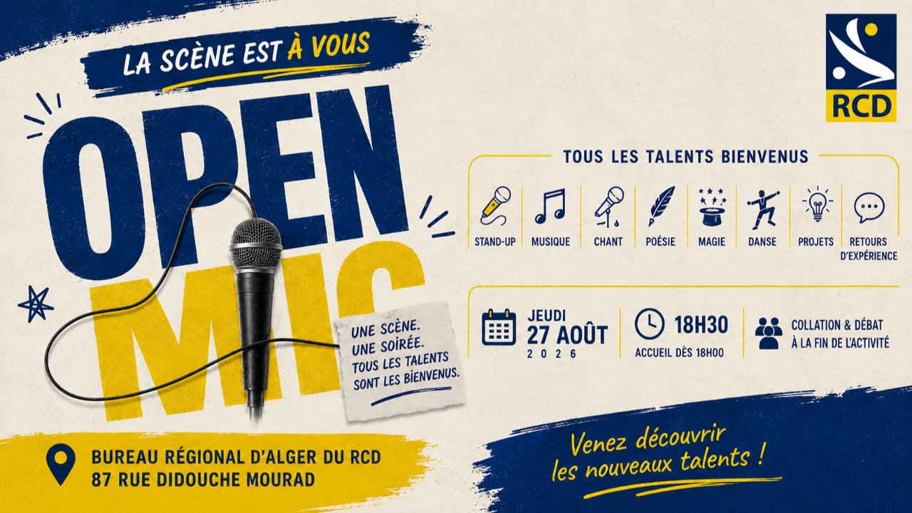 Soirée Open Mic 🎤